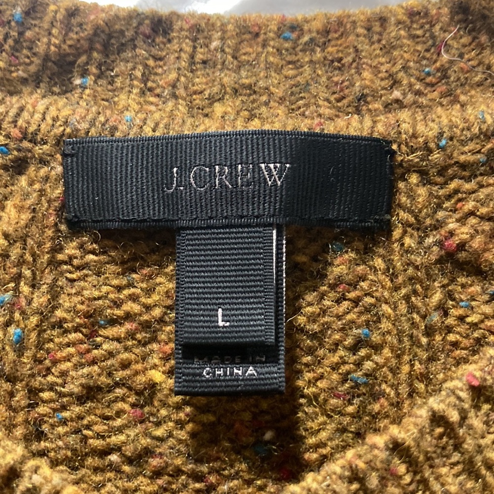 J. Crew Wool Cableknit Sweater - Picture 4 of 7